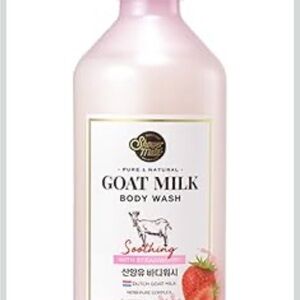 Goat Milk Body Wash Strawberry 27 fl oz / 800 ml